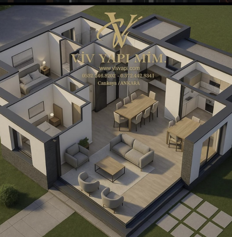  Konut Villa İnşaatı